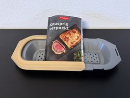Betty Bossi Knusper-Backblech für Filet im Teig, neuwertig