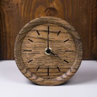 Standuhr Eiche 12.5 cm – Colour geölt