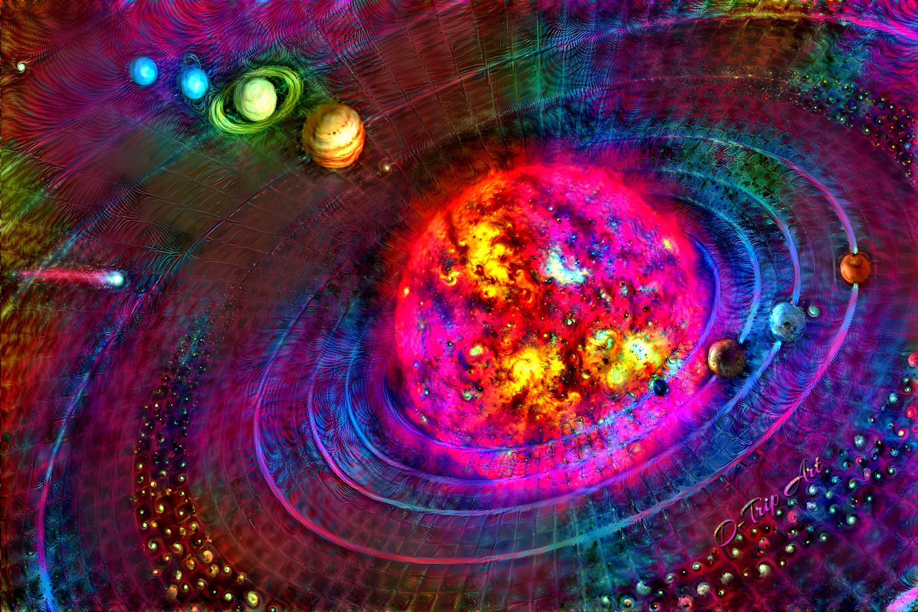 Alle Dekorationen: Wandtuch - Universe UV aktiv – Neu und originalverpackt aus Kilchberg ZH von Eaglebuy
