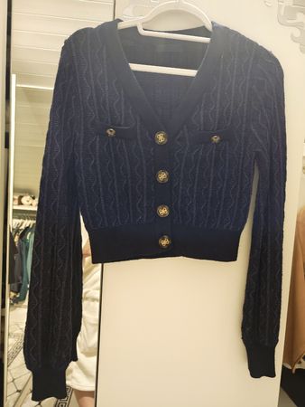 Guess Strickjacke dunkelblau Grösse S neuwertig