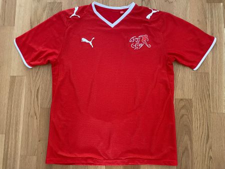 ORIGINAL SCHWEIZ NATI EM 2008 MAILLOT SUISSE PUMA SVIZZERA S