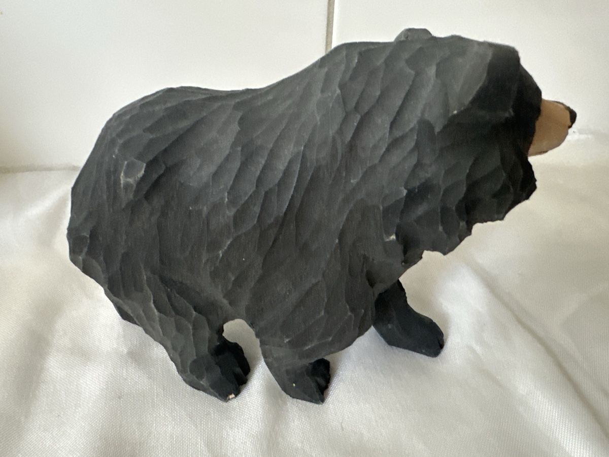 Statuette: Holzfigur Bär handgeschnitzt Deko-Objekt  – Usato da Zürich venduto da Chaeffeler 2