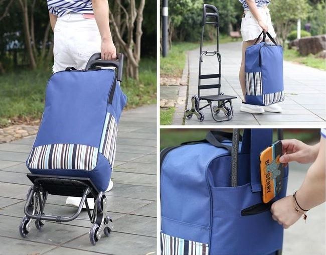 Altro per la casa: 6Räder Klappbar Einkaufstrolley Treppensteiger einkaufswagen – Nuovo (secondo la descrizione) da Kirchdorf AG venduto da Lionstein 1