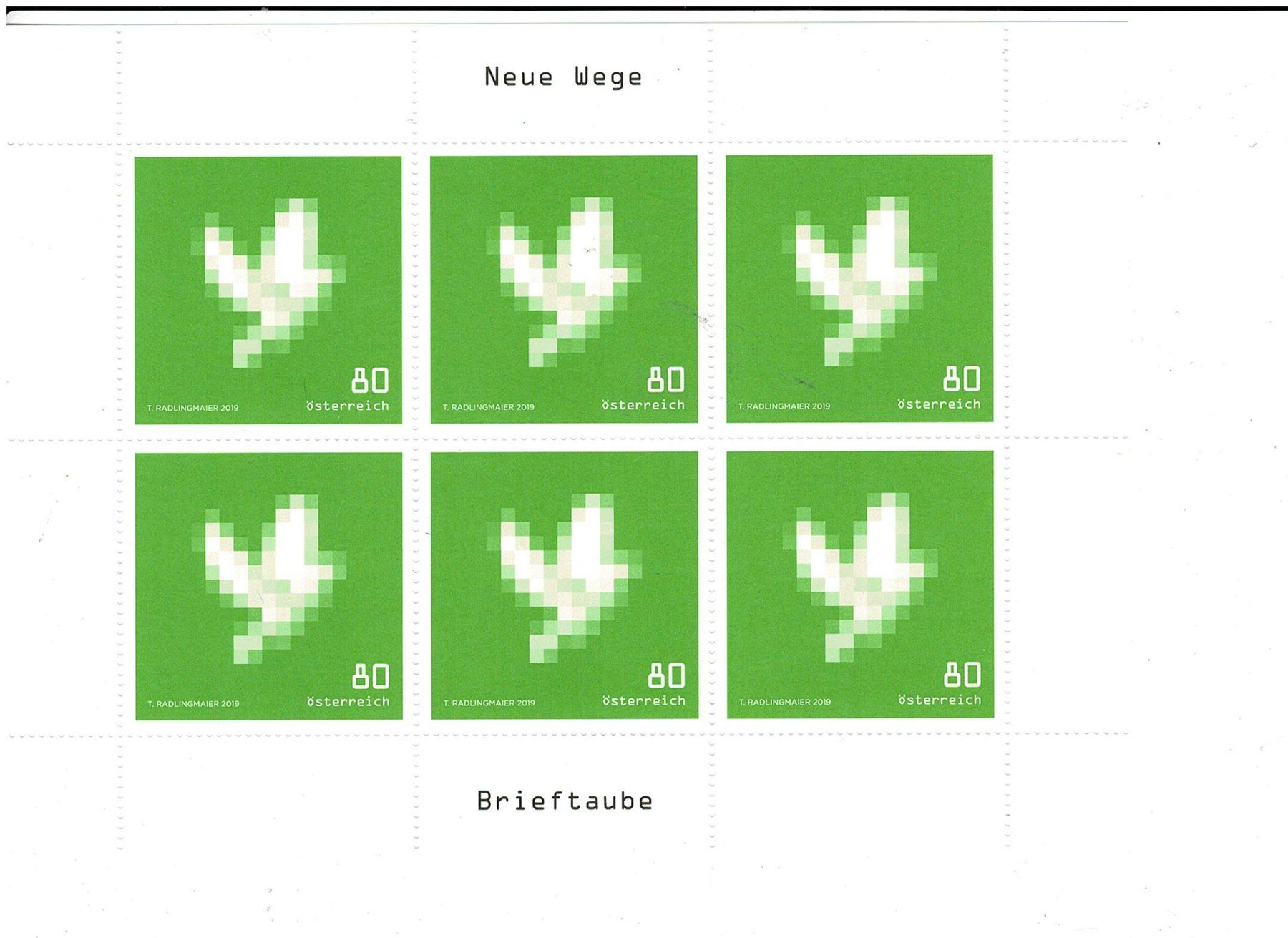 Tutti i francobolli: Neue Wege Brieftaube  1 KB  ** – Nuovo (secondo la descrizione) da Lausanne venduto da Whorvath