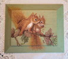 Original Oelbild auf Holz Signiert