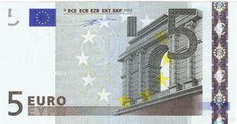 5 Euro U Frankreich France L015 Duisenberg AU-UNC