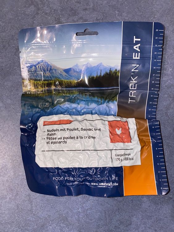 TREK‘N EAT Notfallration Nudeln mit Poulet, Spinat und Rahm | Kaufen ...