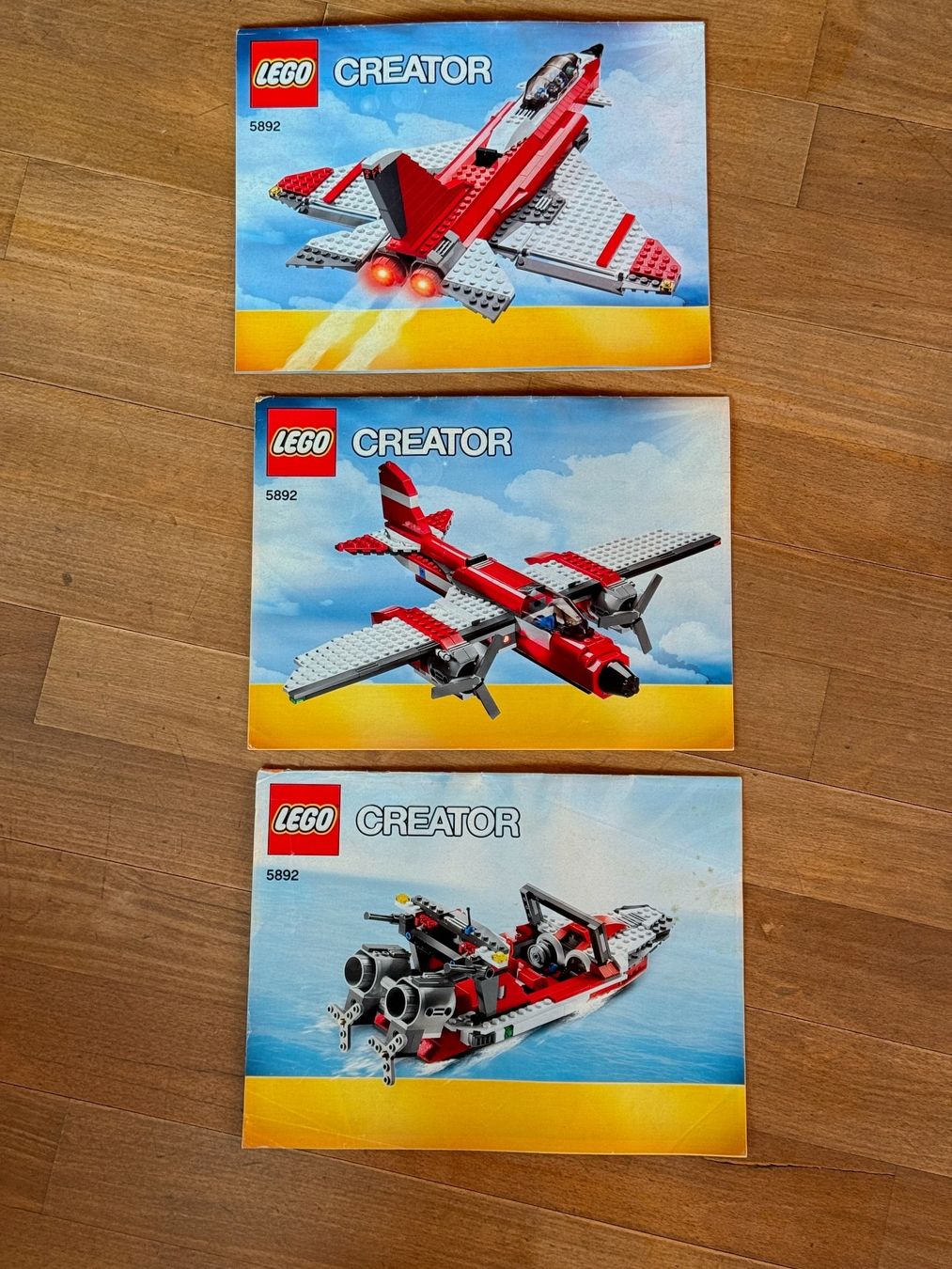 Lego Kit di costruzioni: LEGO Creator 5892, 3-in-1 Flugzeug/Flugzeug/Boot – Usato da Thalwil venduto da Insilentio