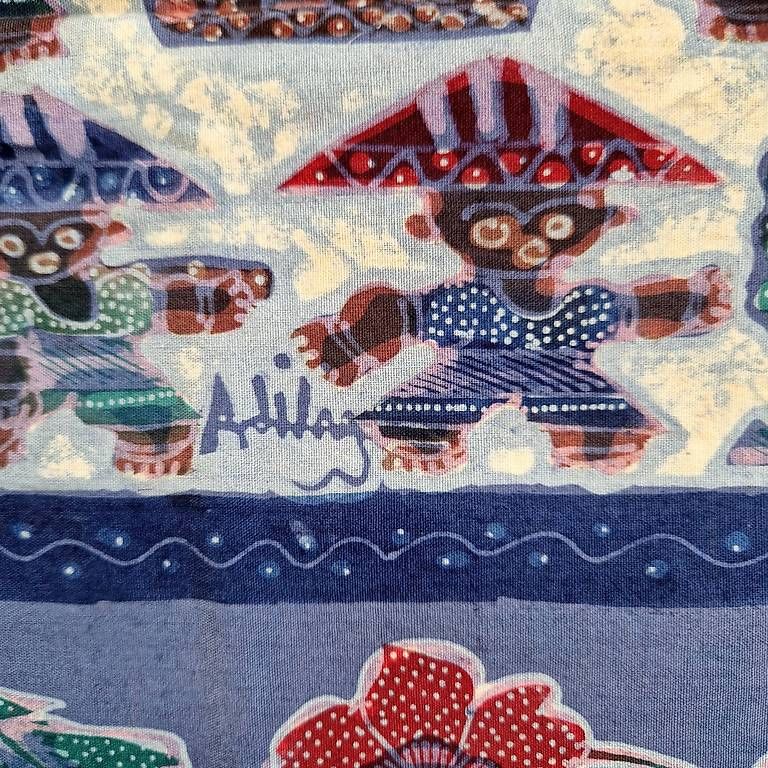 Dipinti: Batik  - Signé par artiste – Usato da Lausanne venduto da fclaus-2009 2