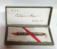 Vintage Cloisonne Kugelschreiber Goldmaster BEIJING CHINA
