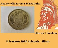 5 Franken 1954 - Silber - Schweiz
