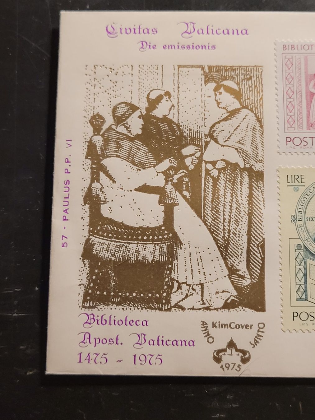 Buste & buste per spedizione: Enveloppe timbrée - Poste Vaticane - 1975 – Usato da Payerne venduto da tintin08 4
