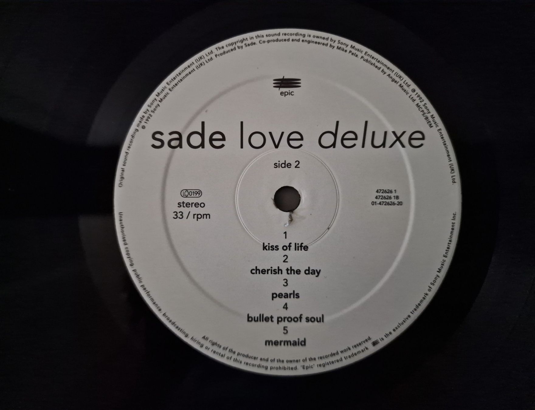 Schallplatten: Sade LP – Love Deluxe – Gebraucht aus Root von atelier22 2