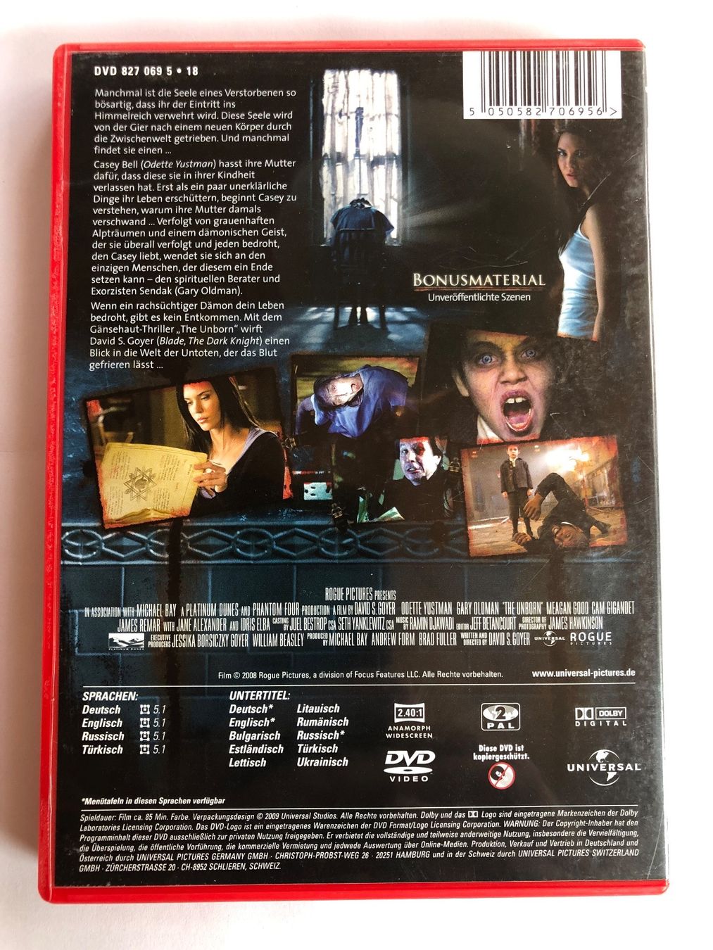 Tutti i DVDs: The Unborn DVD – Usato da Kestenholz venduto da Inna09 1