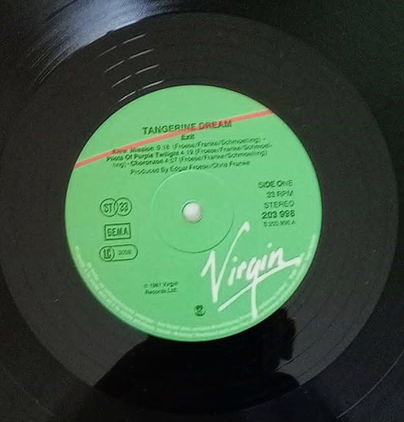 Dischi in vinile: Tangerine Dream – Exit / disque vinyl 1981 – Usato da Le Locle venduto da PereiraHugo 2