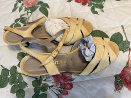 Vintage Sandalen aus Leder Firenze made in Italy 