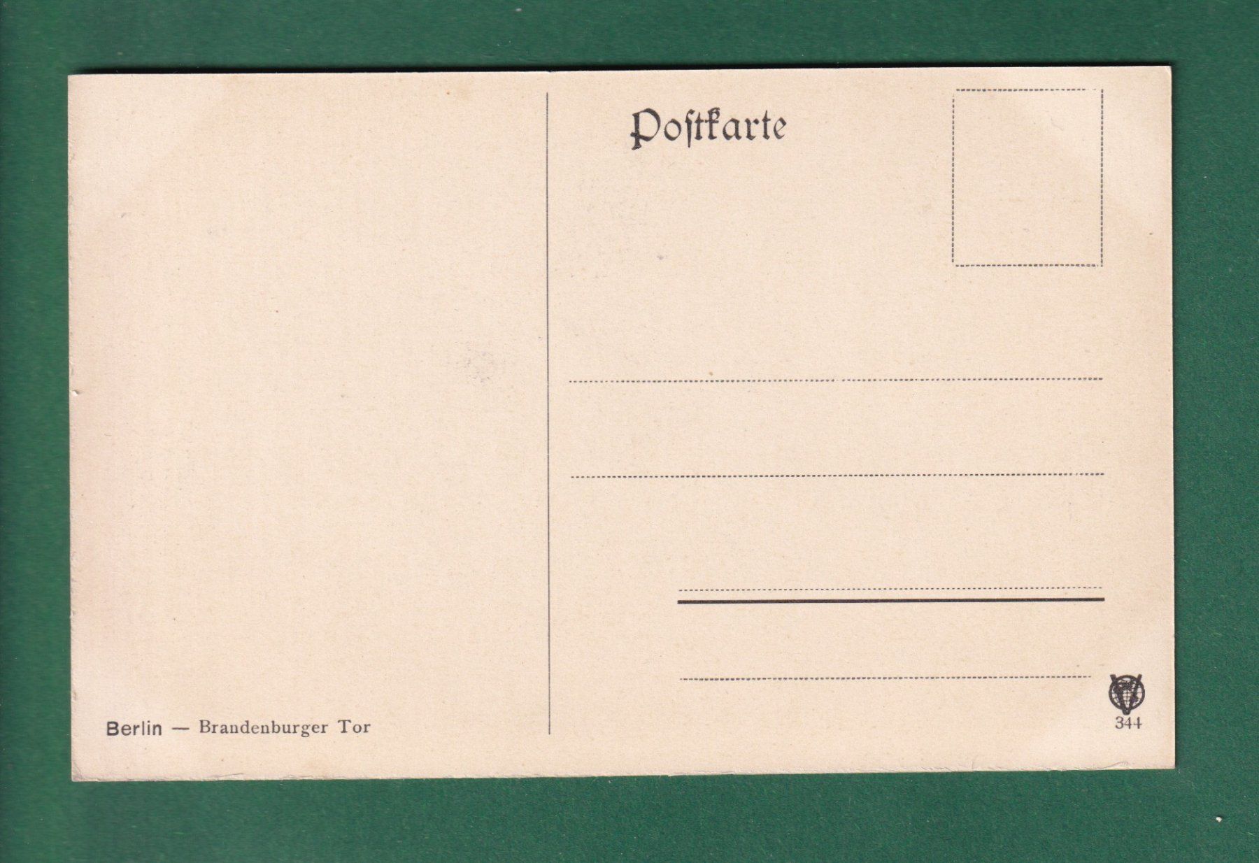 Ansichtskarten: BERLIN - Brandenburger Tor – Gebraucht aus Pully von nicecards-shop 1