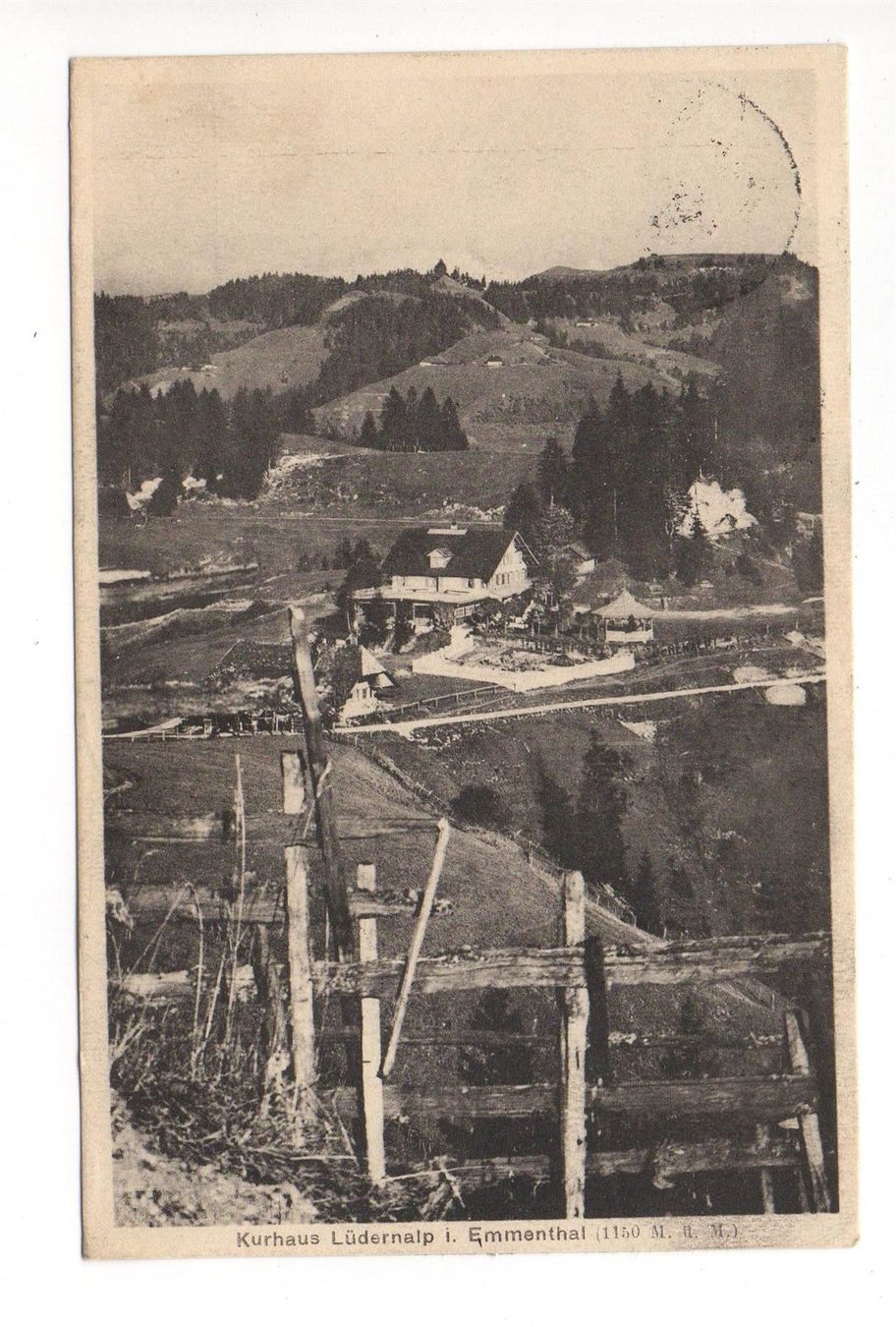 Cartoline postali: SUMISWALD Kurhaus Lüdernalp im Emmental – Usato da Jona venduto da philajona