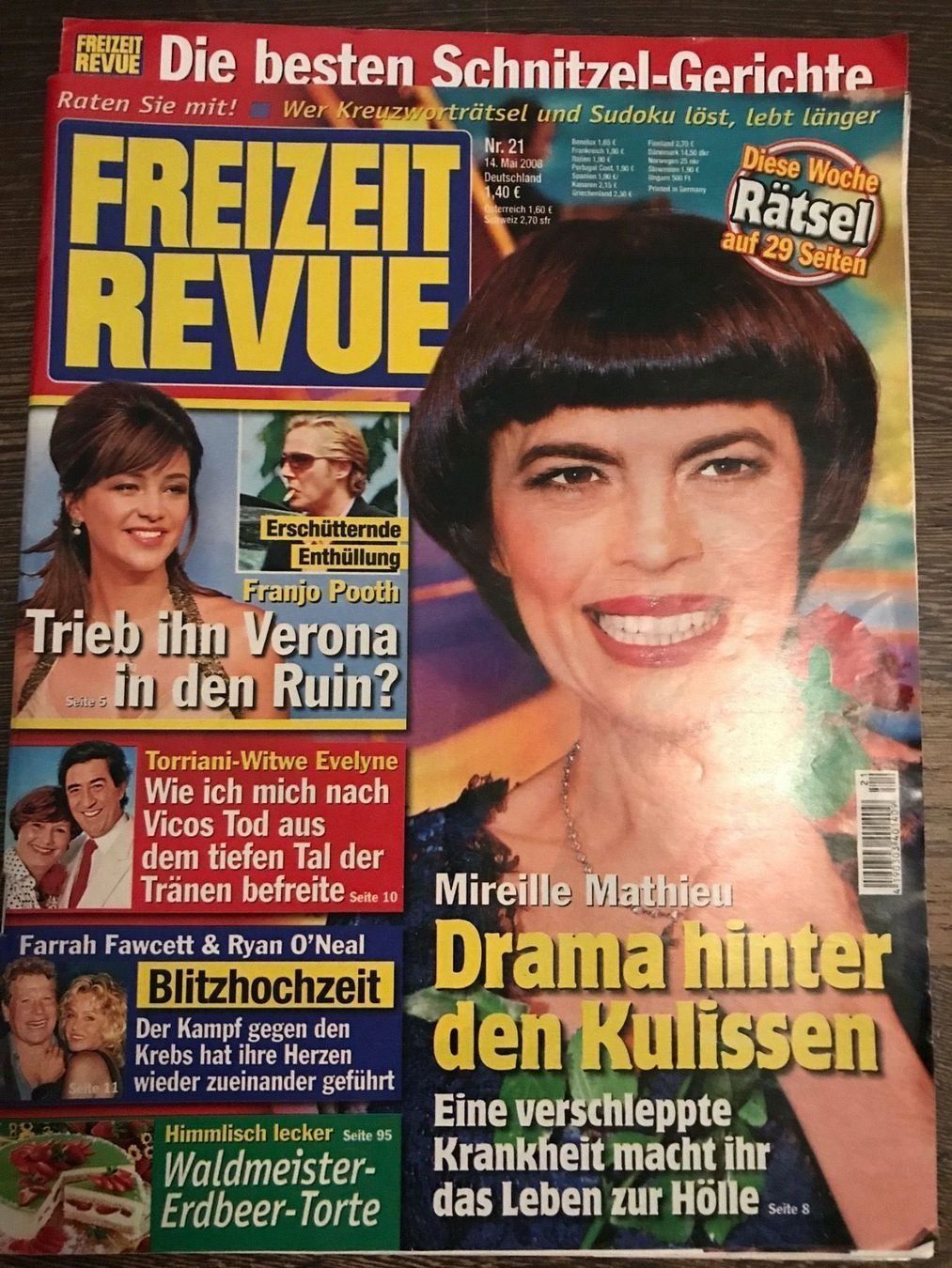 Riviste & Magazine: Freizeitrevue 2008 Mireille Mathieu Vico Torriani Bata Illic – Nuovo (secondo la descrizione) da Zürich venduto da Tarafo5