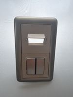 Steckdose mit Schalter, neuwertig