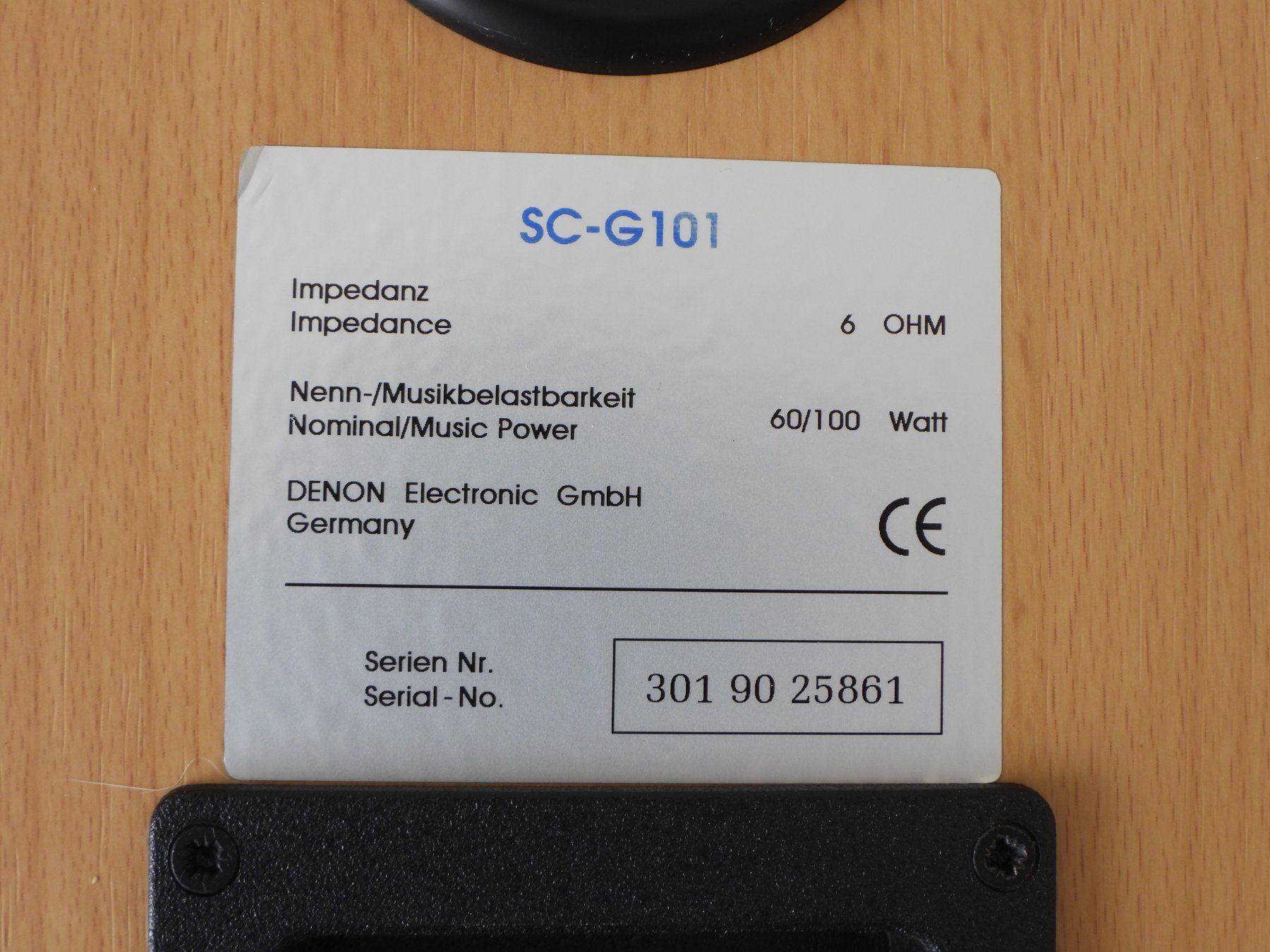 Denon Casse acustiche: Denon SC-G101 Lautsprecher Paar – Usato da Tavannes venduto da jimananas 5