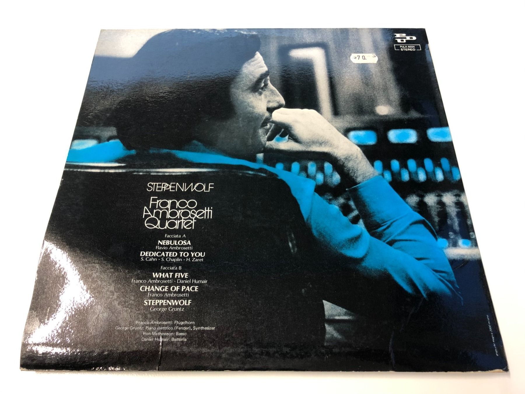 Dischi in vinile: Franco Ambrosetti Quartet Steppenwolf Jazz Funk LP – Usato da Bern venduto da fellow75 1