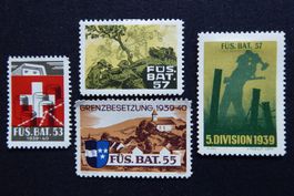 (m762) Infanterie Wit 386/1 + 389/1 + 392/1 + 393/1 *