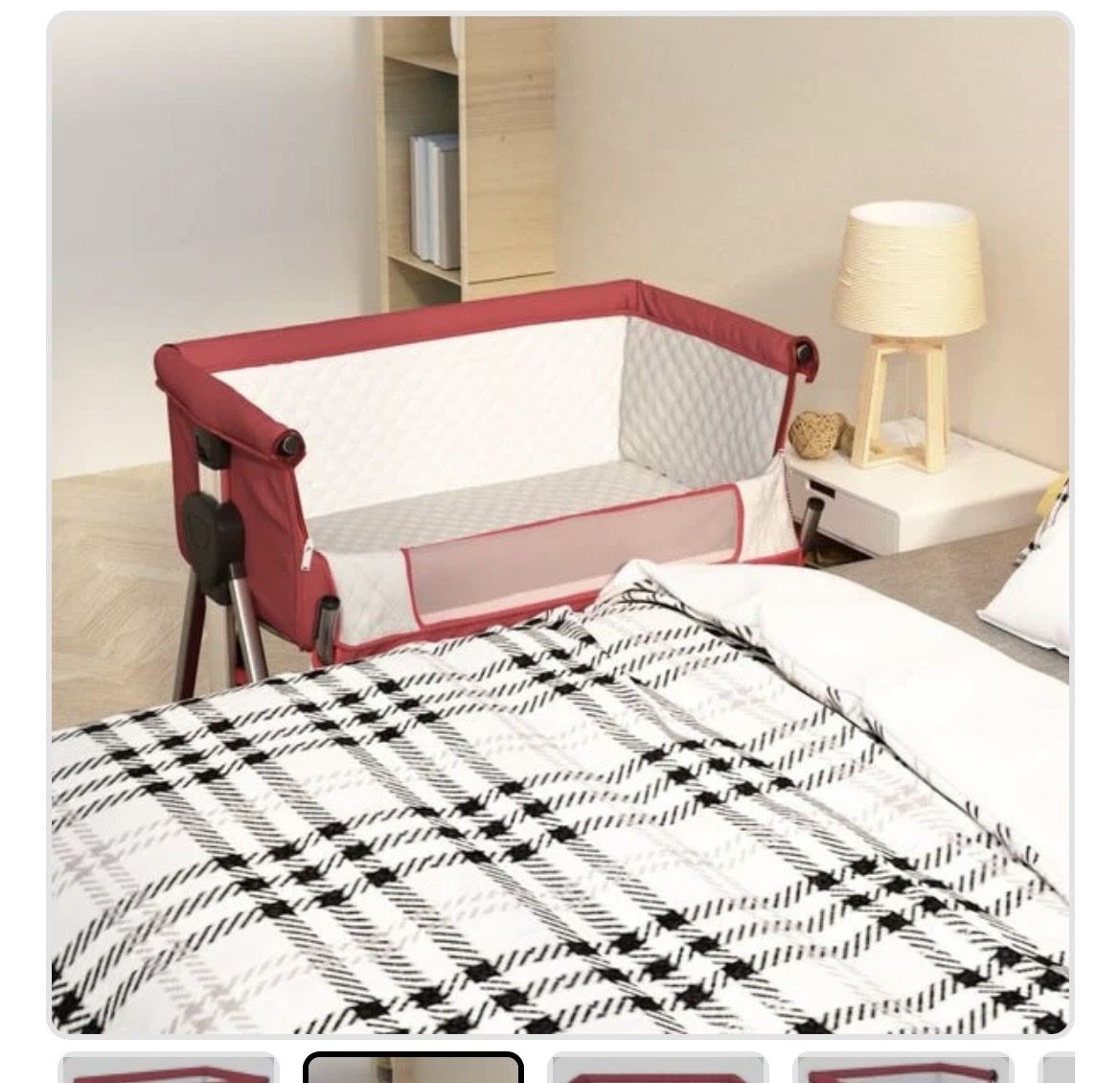 Letti: Baby beistellbett red – Nuovo e nell'imballaggio originale da Niederried b. Kall venduto da NicoleS25 1