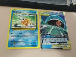 pokemon Magikarp & Wailord GX TAG TEAM promo card, rare