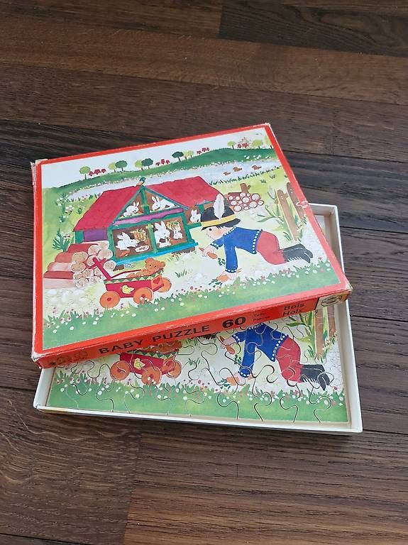 Penelope Puzzles: Vintage-Puzzle aus Holz – Gebraucht aus Olten von Ahandreina