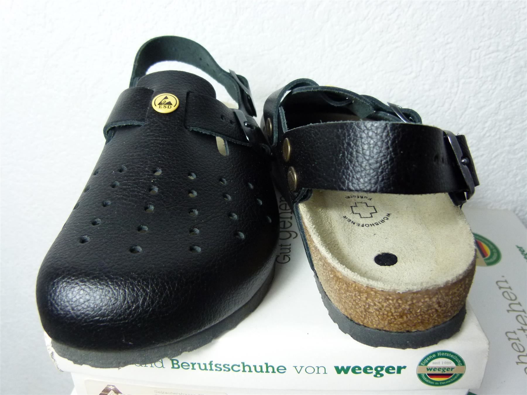 Scarpe da uomo: Haus und Berufsschuhe von Weeger Gr.35 – Nuovo e nell'imballaggio originale da Uerkheim venduto da Justi.y 3