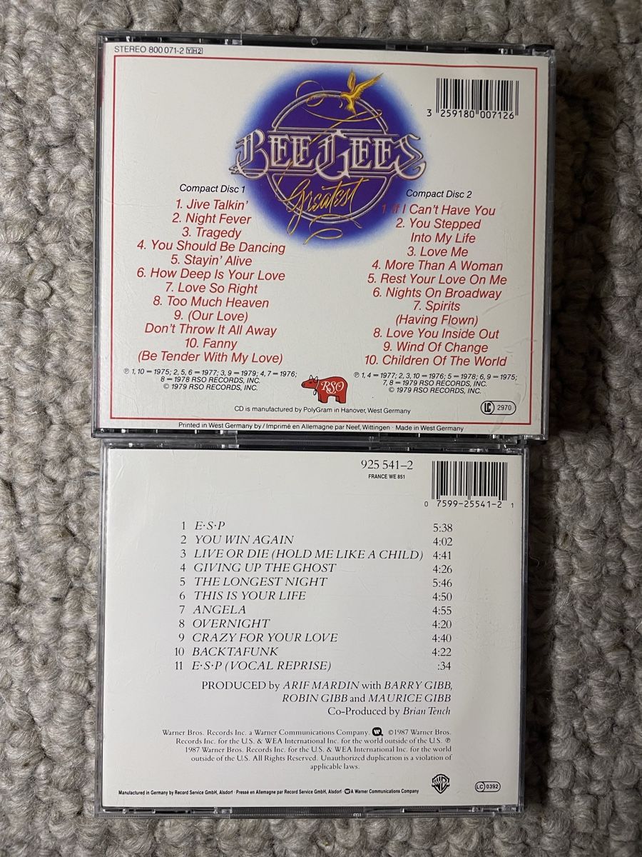 CDs: 2x Bee Gees – D'occasion à Reinach AG par trigger7811 1