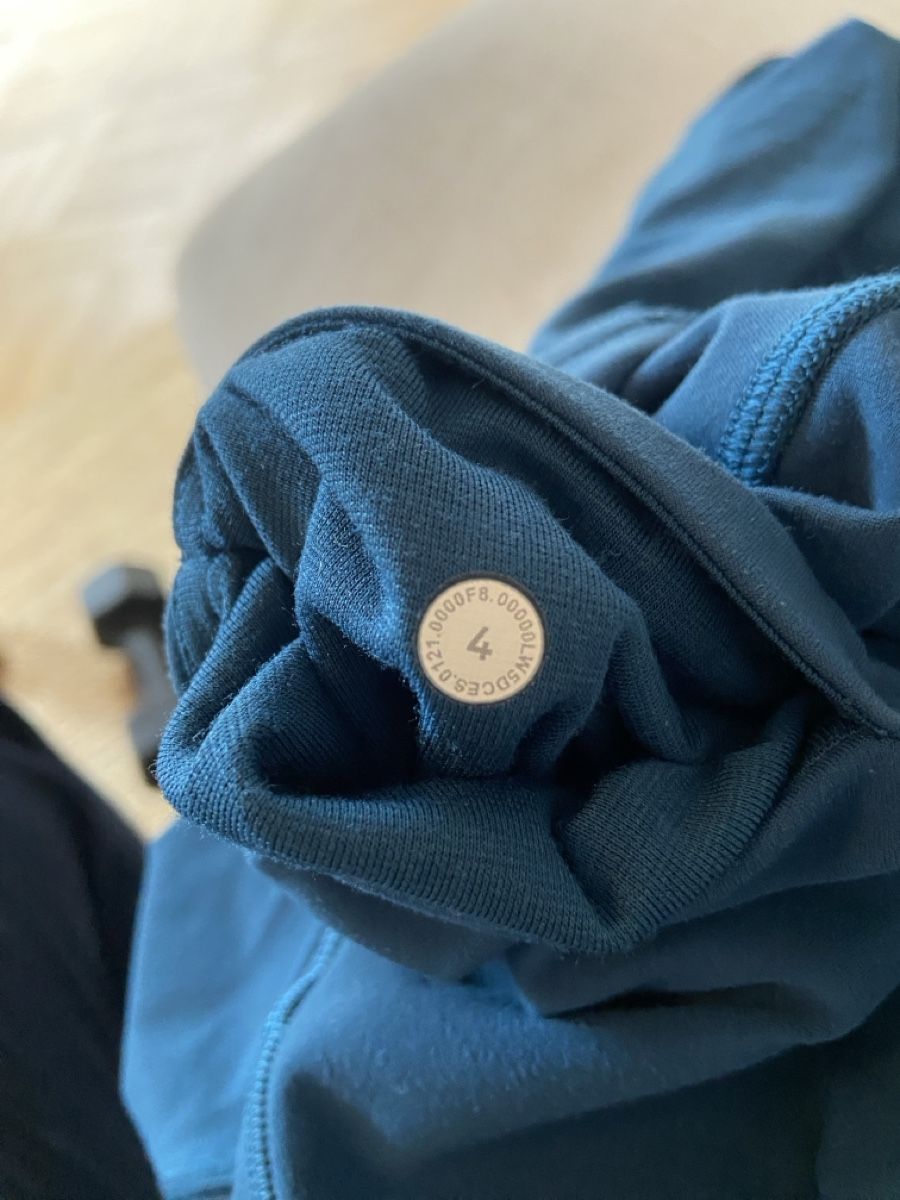 Lululemon Leggings: Lululemon Align High Rise Pant Pockets 25" Blue Borealis – Usato da Münchenstein venduto da B771 6
