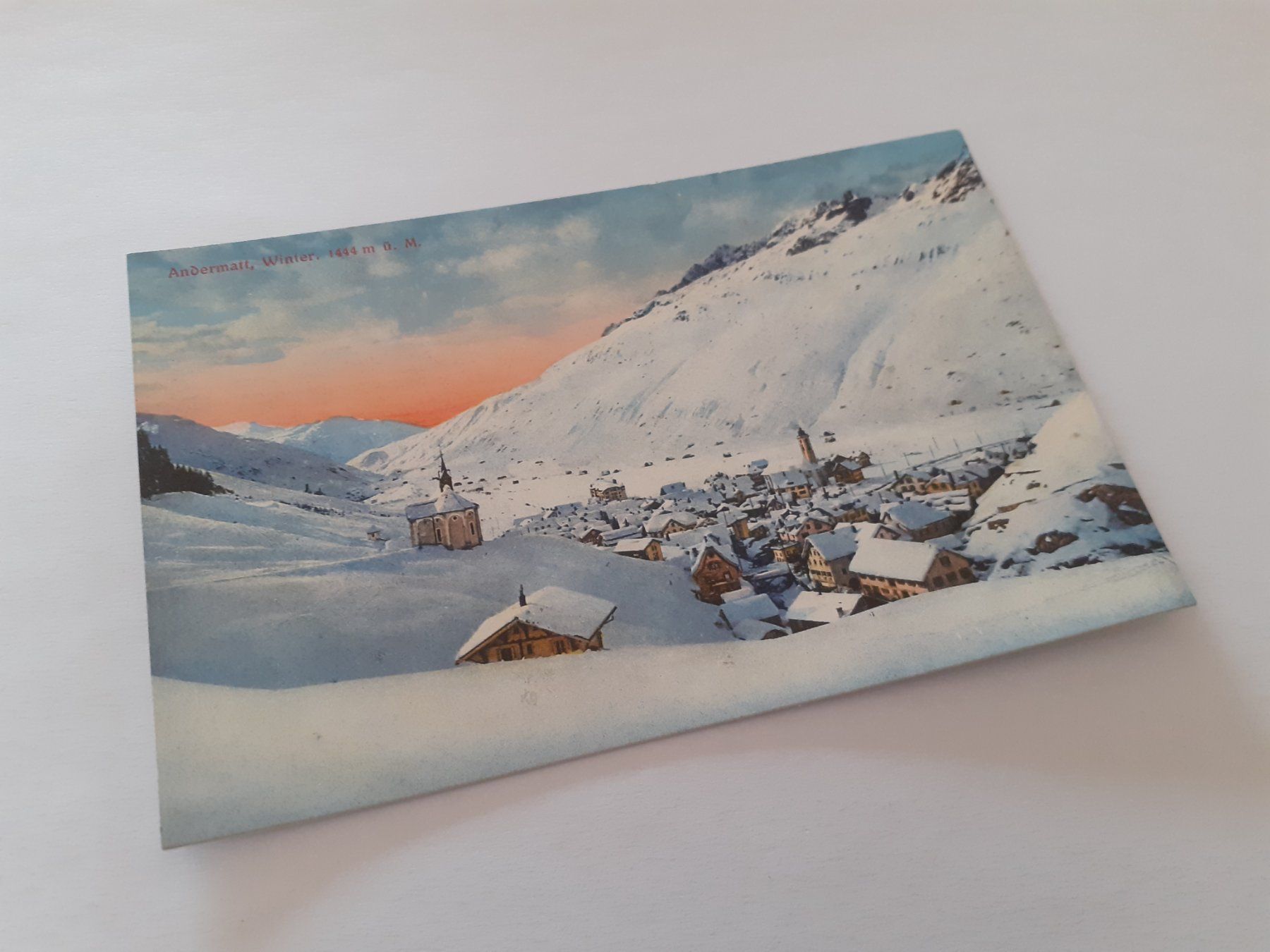 Ansichtskarten: ANDERMATT - WINTER – Gebraucht aus Winterthur von Ornyx7