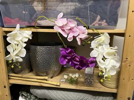 Fake Orchideen 4 Stück