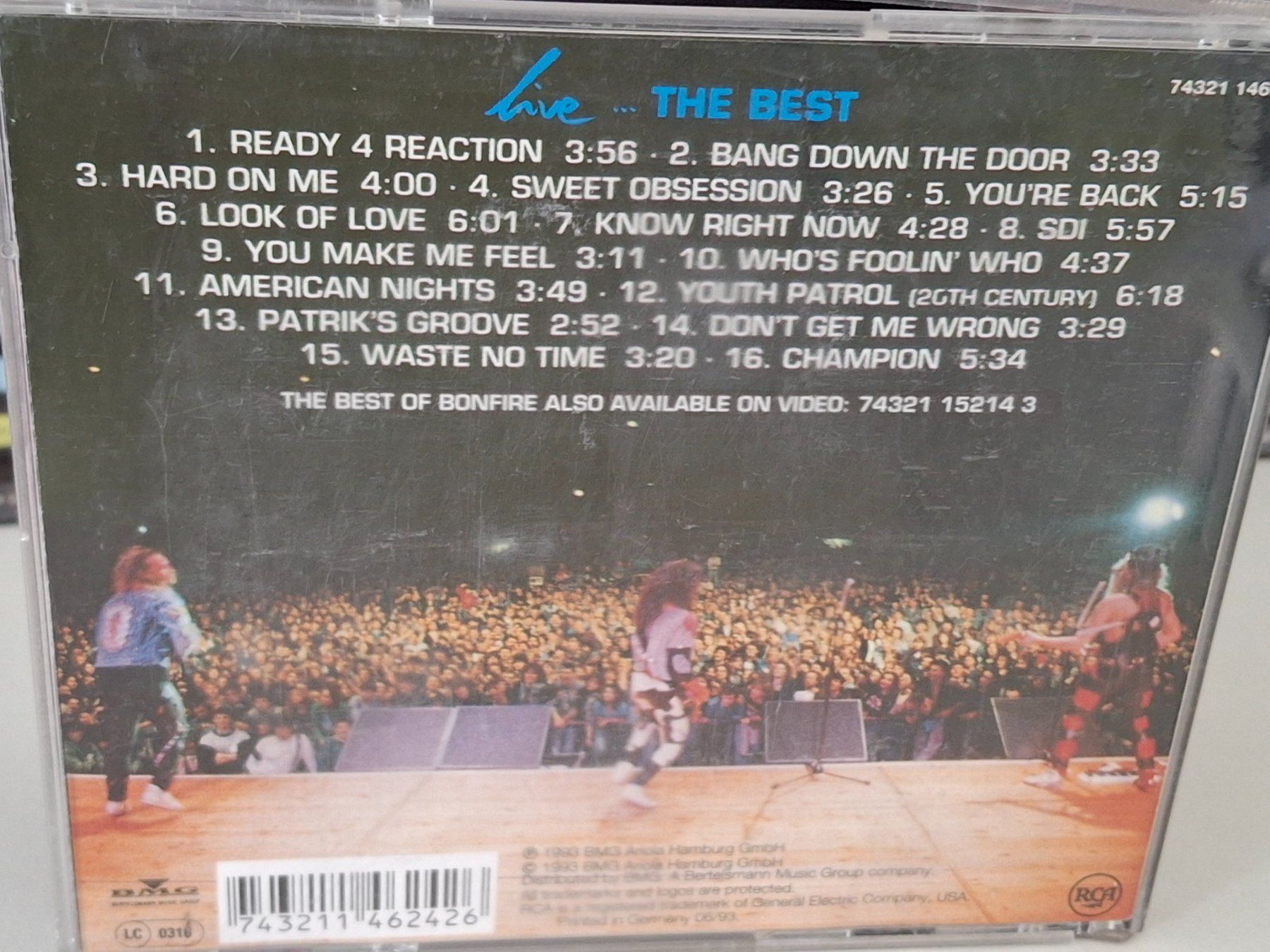 CD: CD Bonfire - Live! The Best – Usato da Aarberg venduto da Jackup1 1