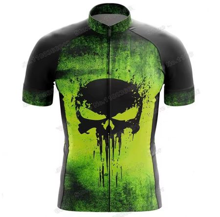 Punisher Fahrrad Trikot - L - leuchtgelb/schwarz —> NEU!