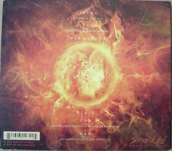 CD: Ne Obliviscaris – Urn - c – Usato da Brittnau venduto da Zibu 1