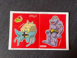 Pokemon Raupy Maschock Rot Kelloggs Nintendo Vintage 2000