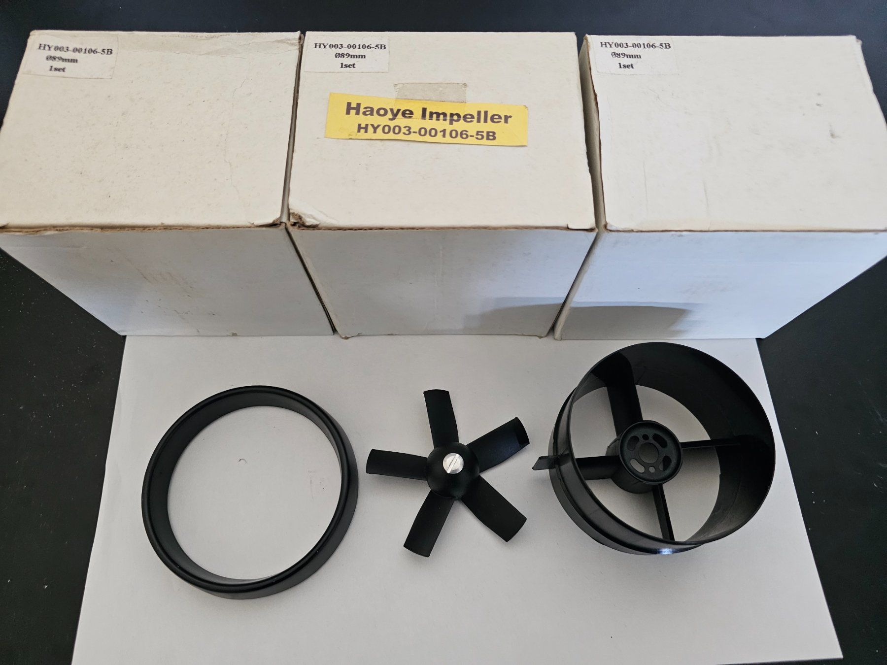 Modellismo RC: 3 Stk. Haoye Impeller HY 003--00106-5B – Nuovo e nell'imballaggio originale da Hunzenschwil venduto da swissladyshop