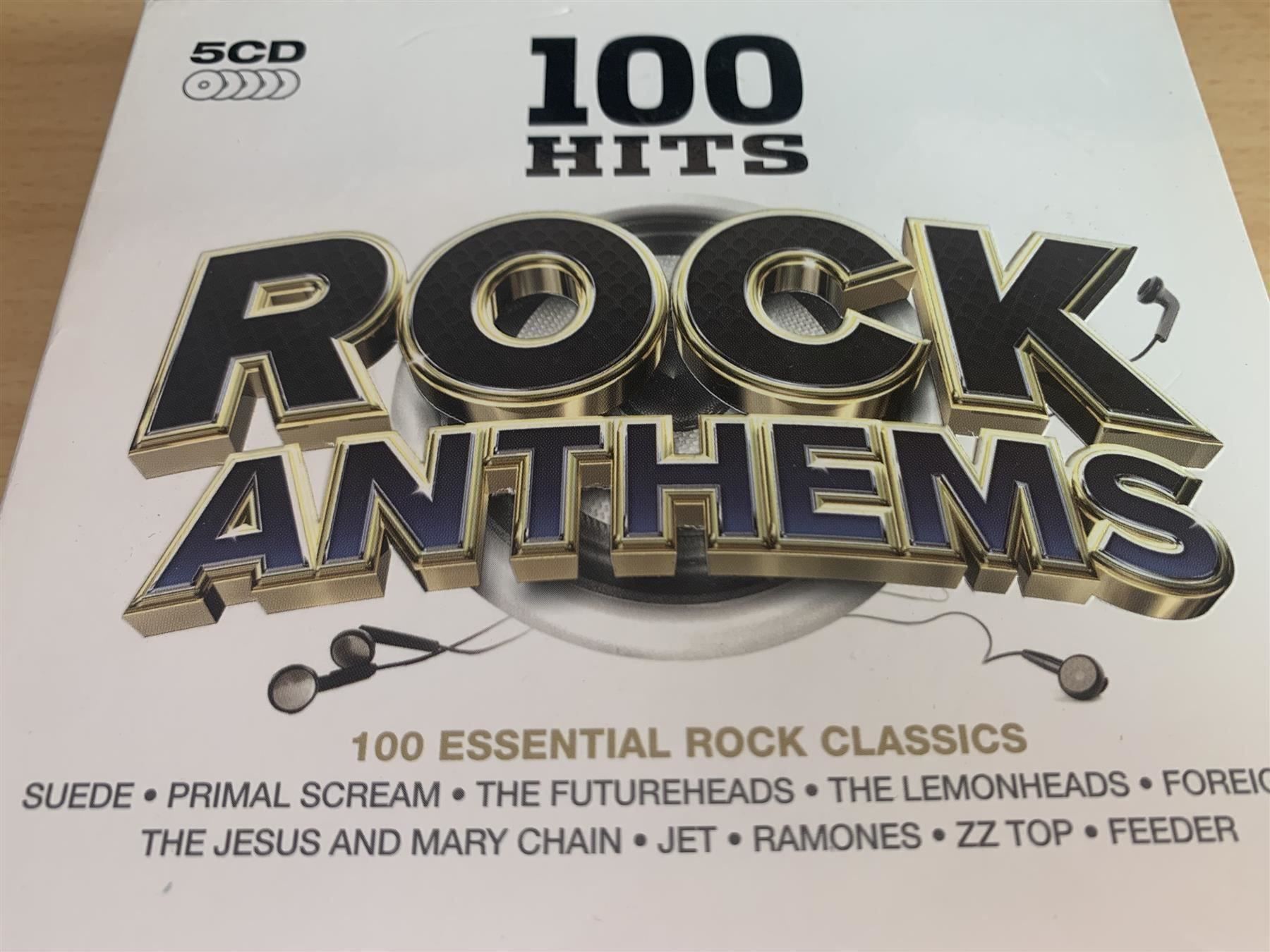 CD: 100 Hits Rock Anthems - 5 CD – Usato da Rikon im Tösstal venduto da Alpenmutz