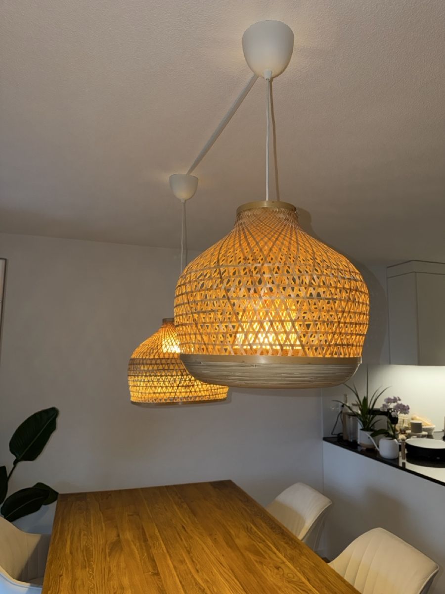 Ikea Lampes: Hängeleichte Bambus – D'occasion à Dällikon par DianaC07 1