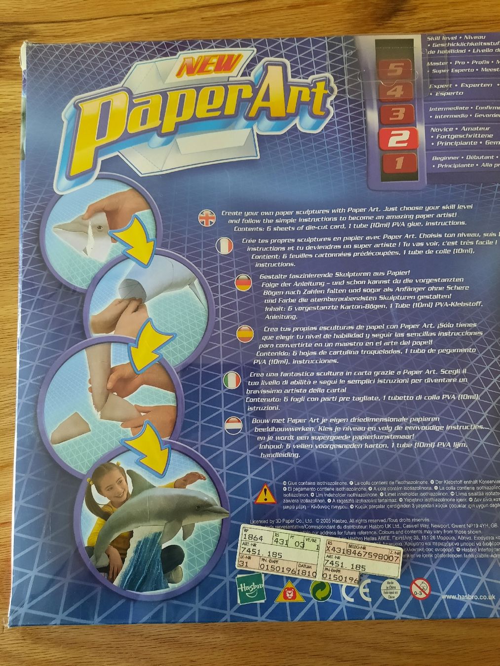 Kit bricolage: MB Creation PaperArt 3D - Delfin basteln! Level 2! – Nuovo e nell'imballaggio originale da Opfikon venduto da Postman0 1