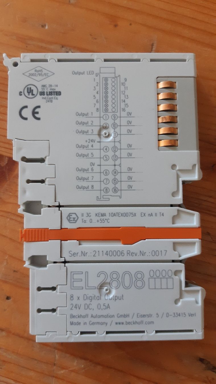 Beckhoff Elektronikbauteile: Beckhoff EL2808 8x Digital Output 24V DC neu – Neu (gemäss Beschreibung) aus Oey von Parkplatzbrocki 1
