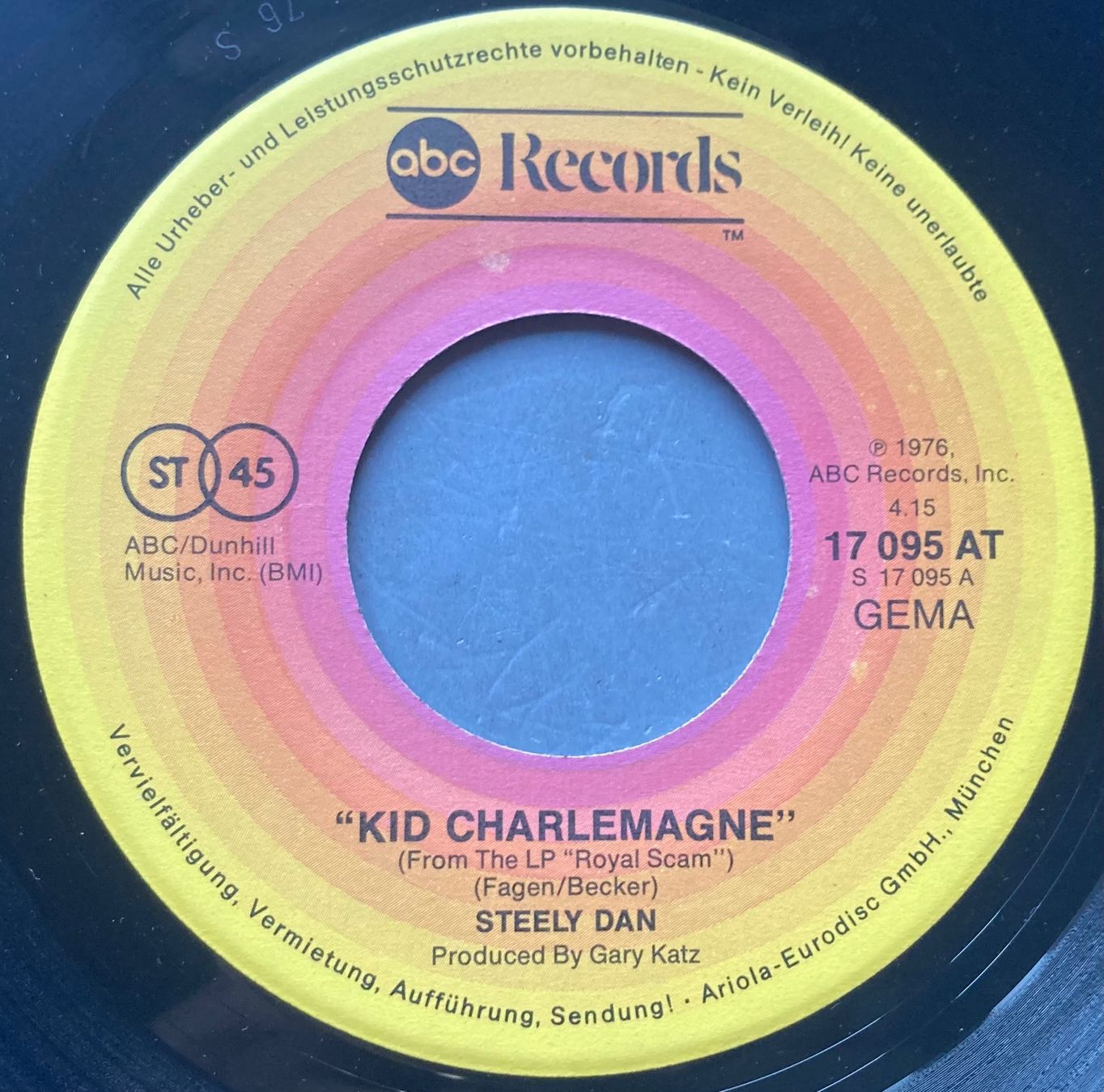 Schallplatten: STEELY DAN - KID CHARLEMAGNE – Gebraucht aus Poliez-Pittet von Newtown-Records 2
