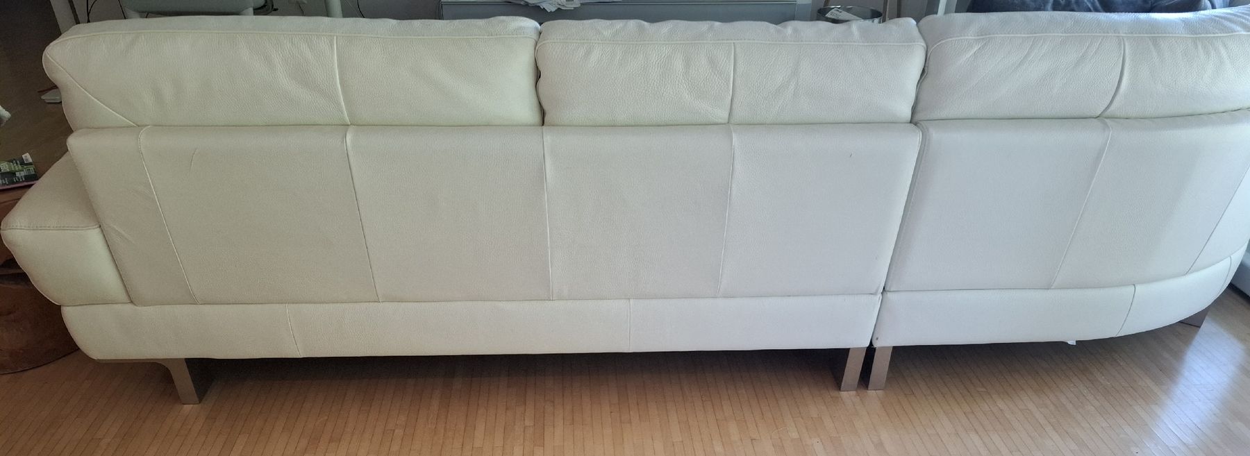 Divani: Ledersofa mit Recamiere – Usato da Männedorf venduto da Einhornmama 3