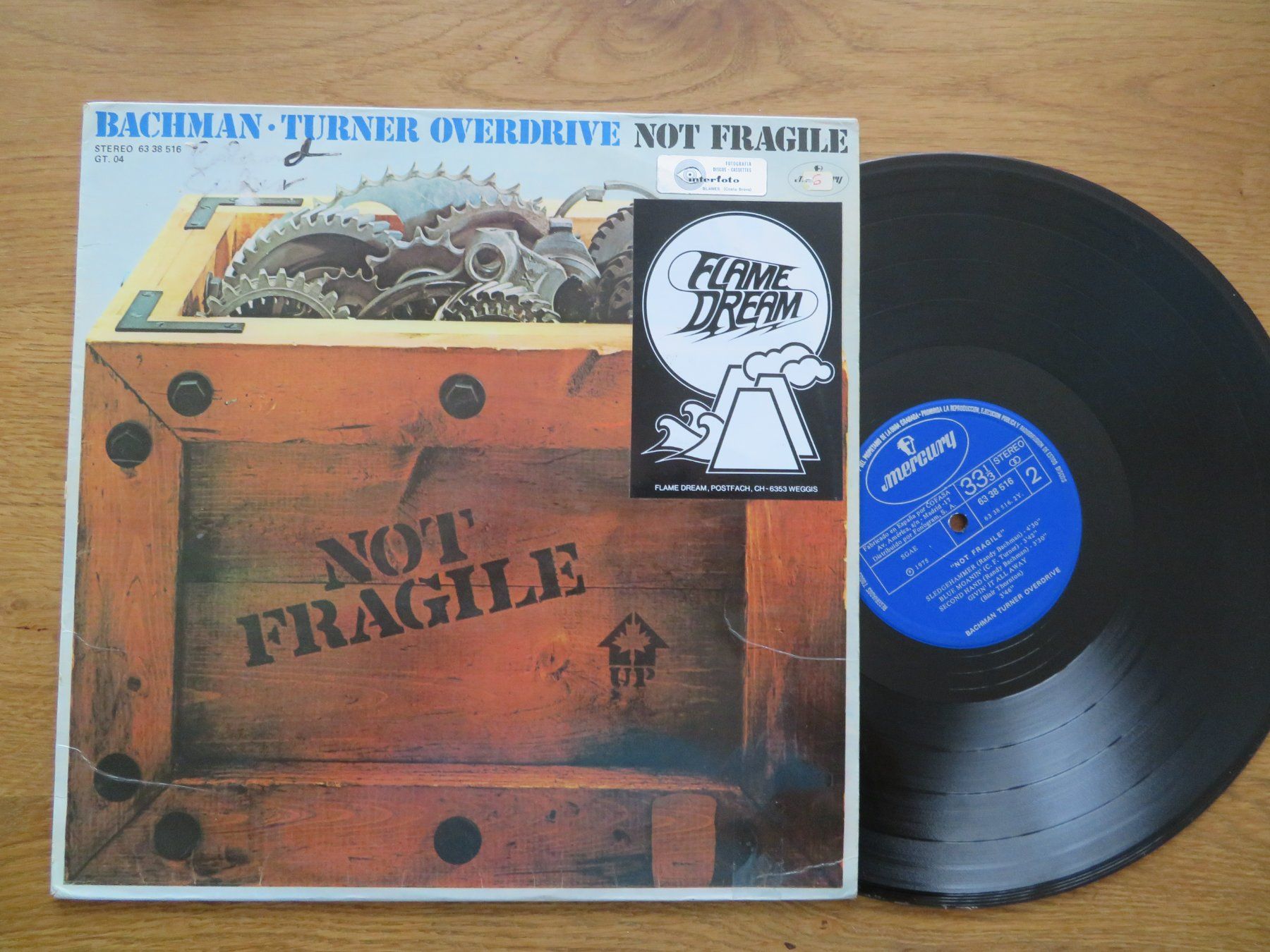 Dischi in vinile: BACHMAN TURNER OVERDRIVE NOT FRAGILE – Nuovo (secondo la descrizione) da Zürich venduto da max_cp5f