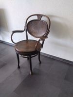 Antiker Thonet Coiffeur Stuhl, drehbar, seltsam