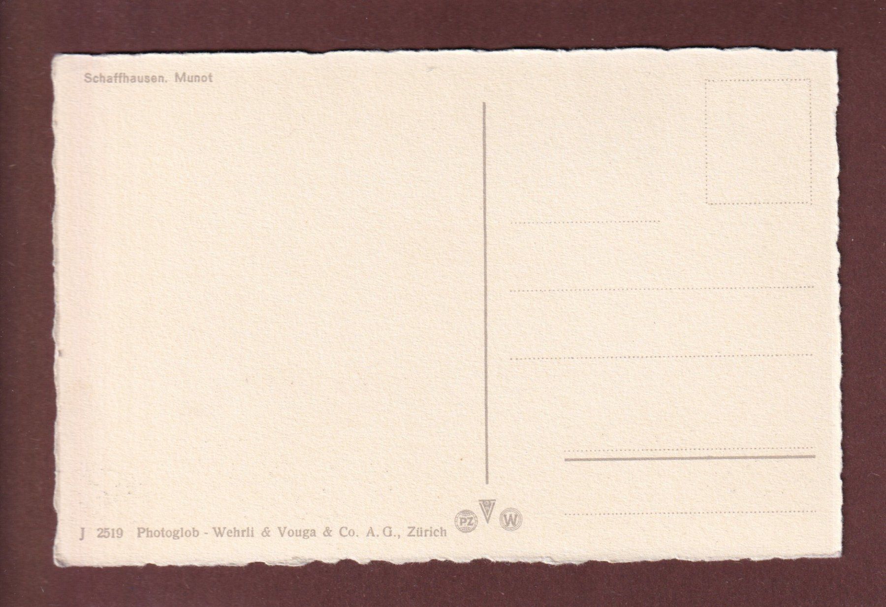 Cartes postales: SCHAFFHAUSEN - Munot – D'occasion à Pully par nicecards-shop 1