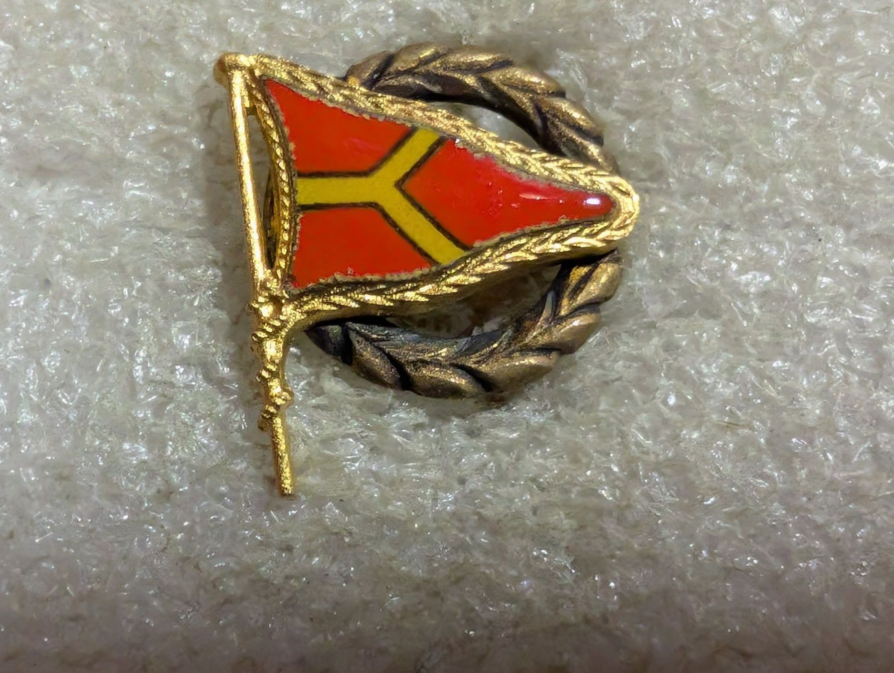Placchette & Badge: Ansteckpin 73: Flagge – Usato da Oppligen venduto da Pin-Fall-Shop